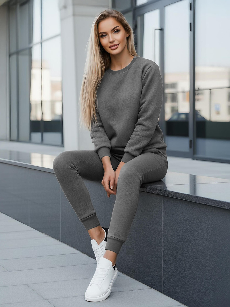 Conjunto de chándal de dos piezas grafito OZONEE JS/CKW01