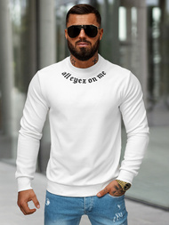 Sudadera de hombre blanca OZONEE O/P2027Z