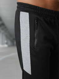Pantalón de chándal de hombre negras OZONEE JS/15K1850/3