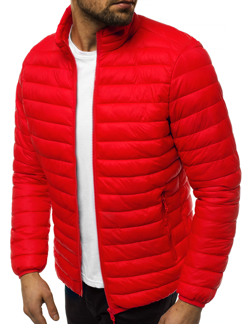 Chaqueta de hombre roja OZONEE JS/LY33