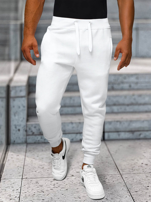 Pantalón de chándal de hombre blancos OZONEE JS/XW01Z