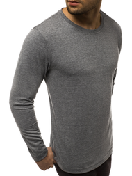 Camiseta de manga larga de hombre grafito OZONEE JS/CX01