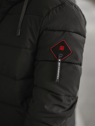 Chaqueta de invierno de hombre negra OZONEE JS/31M5031/392Z