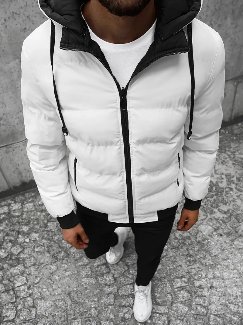 Chaqueta de hombre blanca OZONEE JS/M761/281