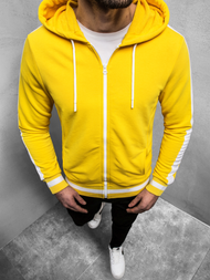 Sudadera de hombre amarilla OZONEE A/1009Z