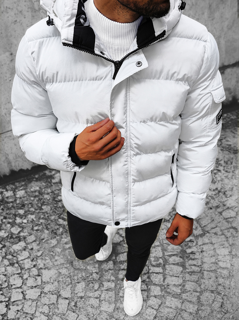 Chaqueta de hombre blanca OZONEE N/7332