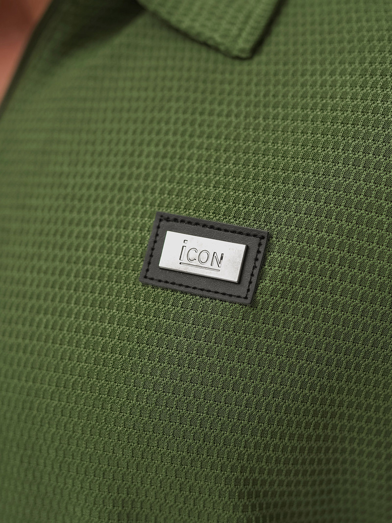 Polo de hombre caqui OZONEE O/YN2/593