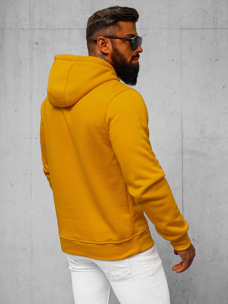 Sudadera de hombre camel OZONEE JS/2009Z