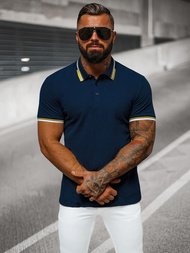 Polo de hombre azul marino OZONEE O/DA736