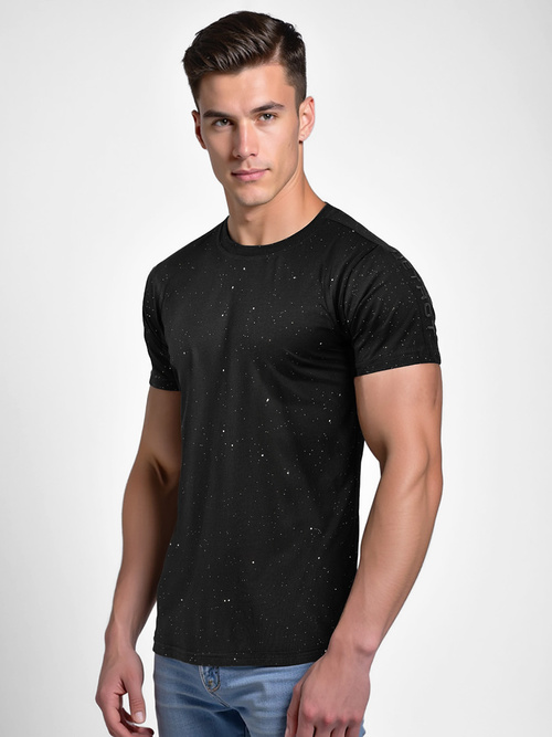 Camiseta de hombre negras OZONEE O/QQ1388Z