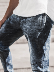 Vaqueros jogger de hombre azul OZONEE JS/KK1027