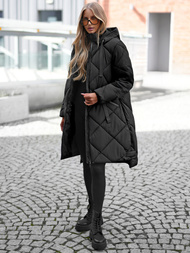 Chaqueta de mujer negra OZONEE JS/5M3168/392Z