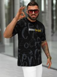 Camiseta de hombre negras OZONEE O/YN2/621