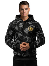 Sudadera de hombre negra OZONEE O/B271