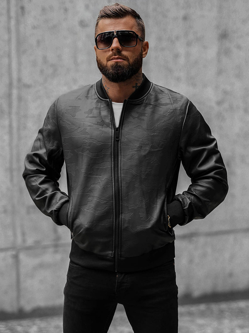 Chaqueta de hombre negra OZONEE O/3A63