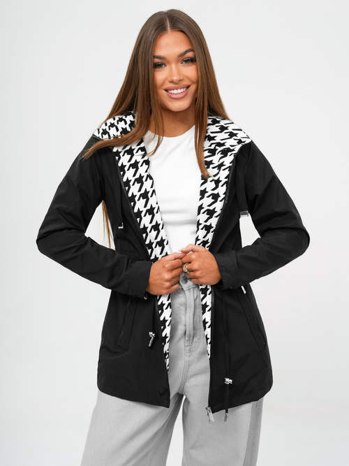 Chaqueta de mujer en negra OZONEE JS/16M9252/392