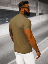 Camiseta de hombre marrón OZONEE NB/MT3001