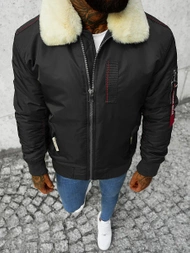 Chaqueta de hombre negra OZONEE O/X1026KZ
