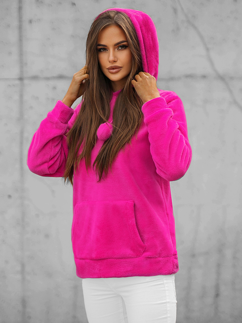 Sudadera de mujer rosa OZONEE JS/HH033/51Z