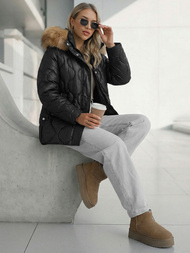 Chaqueta de mujer negra OZONEE O/5M3226/392Z