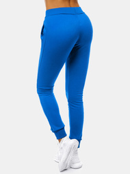 Pantalón de chándal para mujer azul OZONEE JS/CK01
