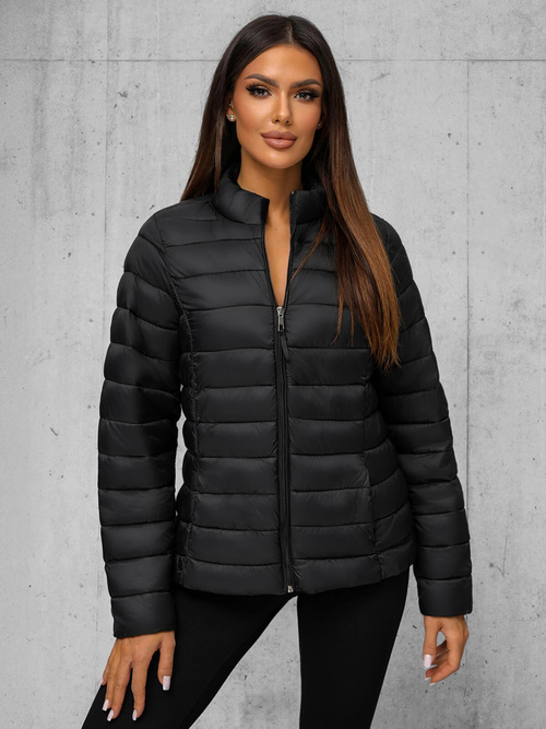 Chaqueta de mujer negra OZONEE JS/11Z8170Z
