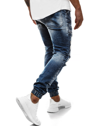 Vaqueros jogger de hombre azul oscuro OZONEE G/1067