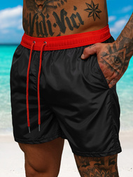 Bañador de hombre negro/rojo OZONEE JS/17K561/1