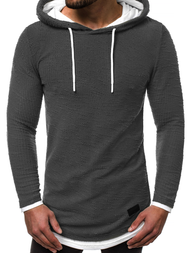 Sudadera de hombre grafito OZONEE O/1252