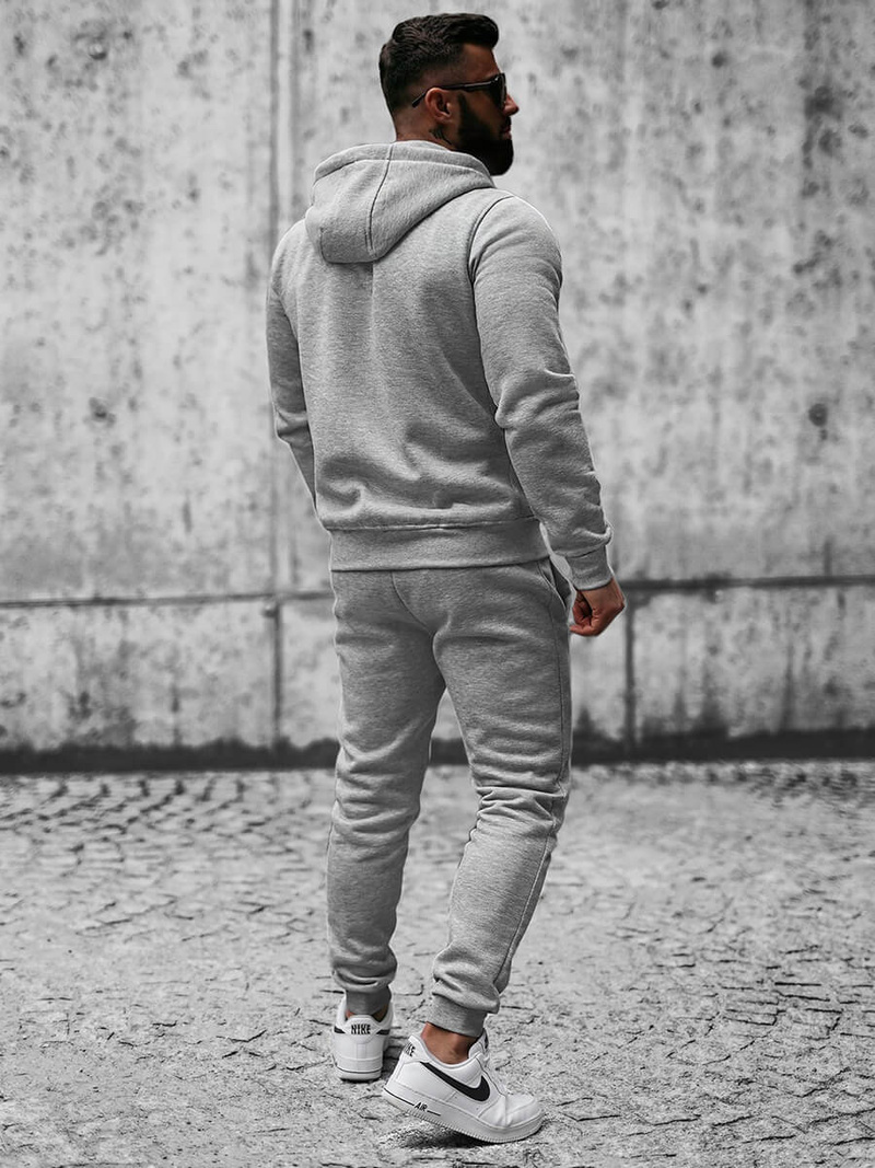 Chándal de hombre gris OZONEE JS/XW2008