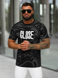 Camiseta de hombre negra OZONEE O/MPO3470