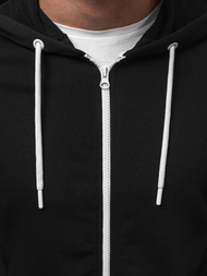 Sudadera de hombre negra OZONEE A/1009Z