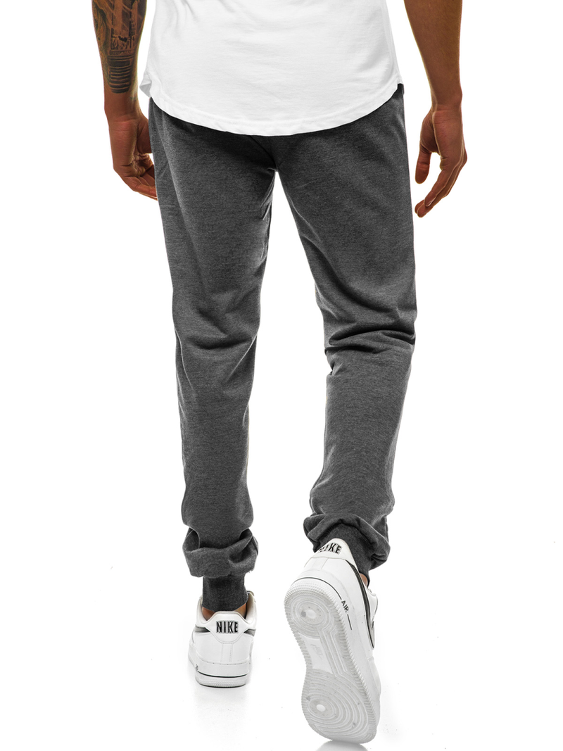 Pantalón de chándal de hombre gris oscuro JS/XW006S