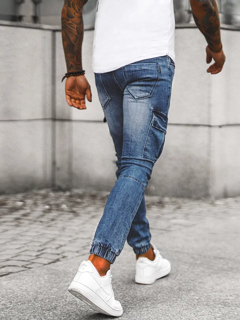 Pantalón jogger de hombre azul OZONEE NB/MP0092BS