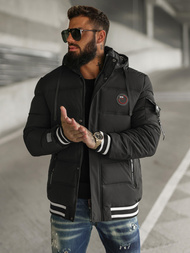 Chaqueta de hombre negra OZONEE JS/57M7501/392Z