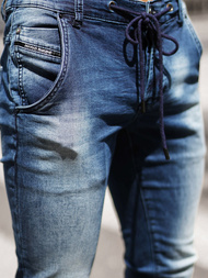 Pantalón de hombre azul oscuro OZONEE NB/MP0004BSZ