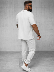 Camiseta de hombre blanco OZONEE O/Y960T