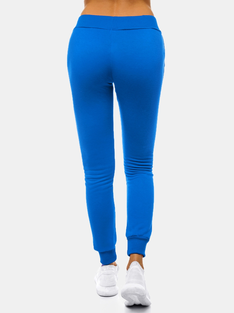 Pantalón de chándal para mujer azul OZONEE JS/CK01