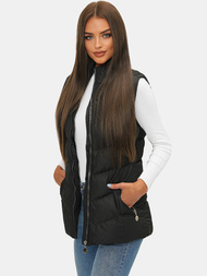 Chaleco de mujer negro OZONEE JS/M719/392