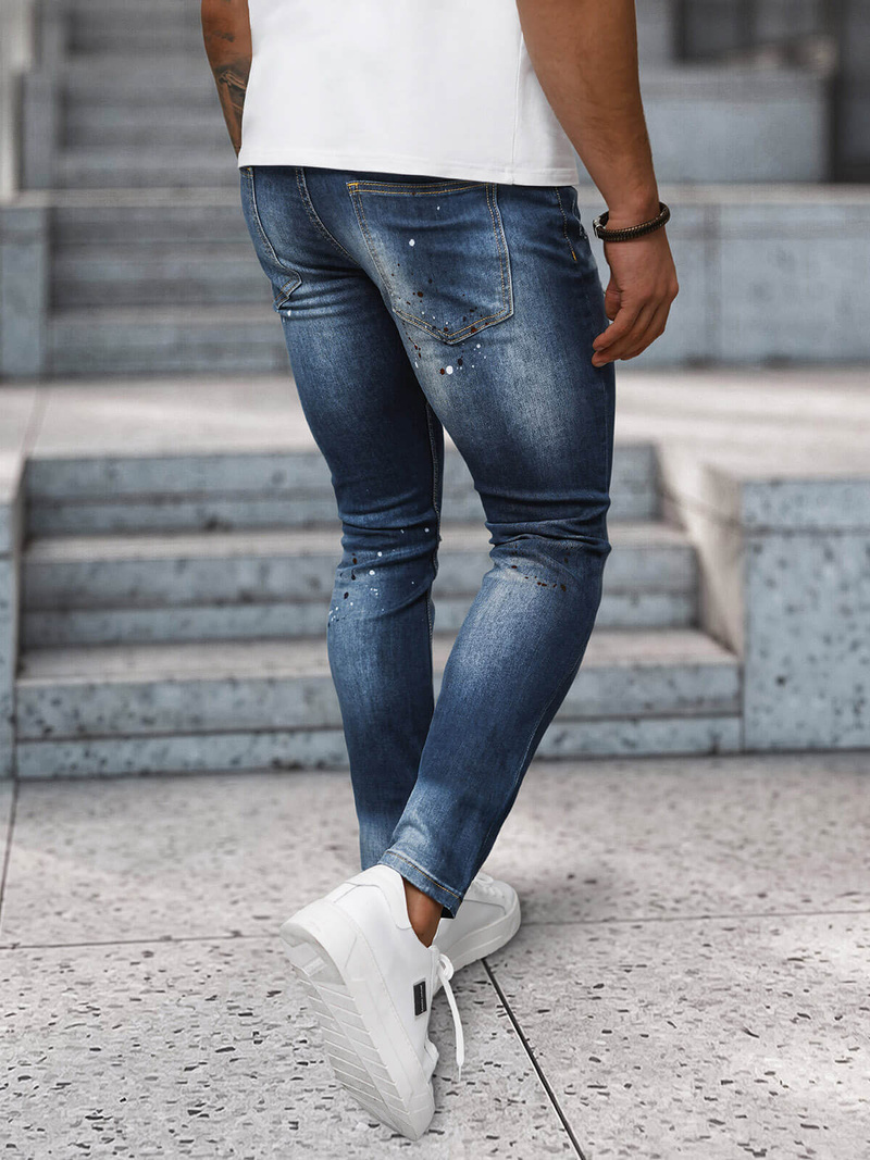 Vaqueros de hombre azul oscuro OZONEE NB/MP0170BS