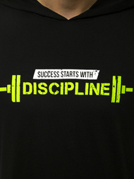 Camiseta sin mangas de hombre negro-amarilla OZONEE MACH/M1211