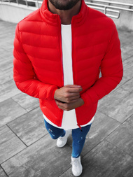 Chaqueta de hombre roja OZONEE JS/SM70