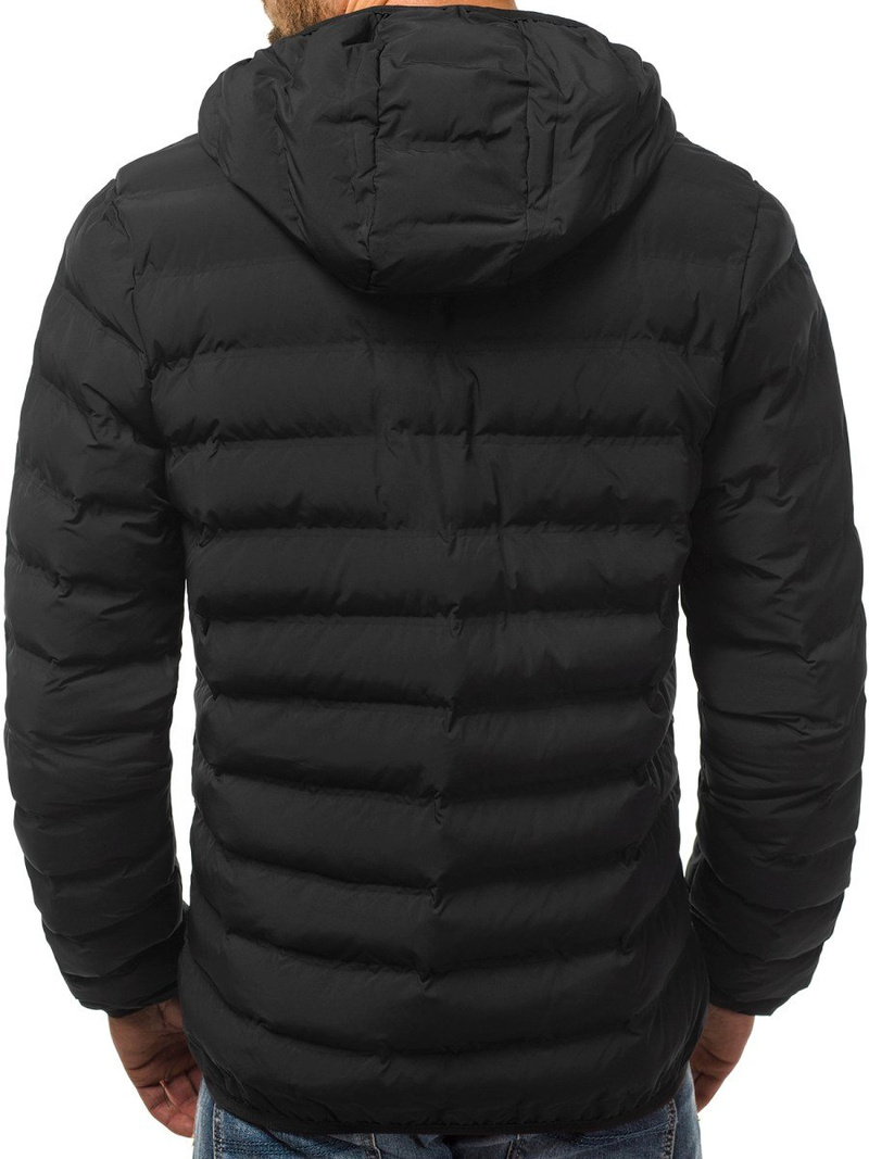 Chaqueta de hombre negra OZONEE JS/SM67Z