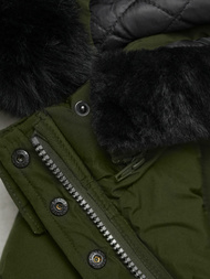 Chaqueta de mujer caqui OZONEE O/W377Z