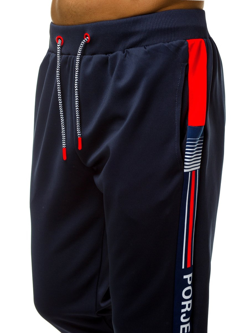 Pantalón de chándal de hombre azul marino OZONEE JS/AM120