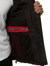 Chaqueta de hombre roja OZONEE MG/2517