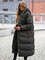 Chaqueta de mujer negra OZONEE JS/5M3163/392Z