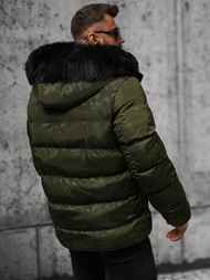 Chaqueta de hombre verde OZONEE JS/27M8109