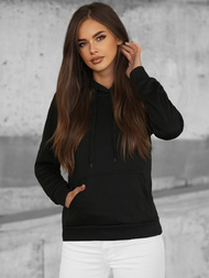 Sudadera de mujer negra OZONEE JS/W02Z