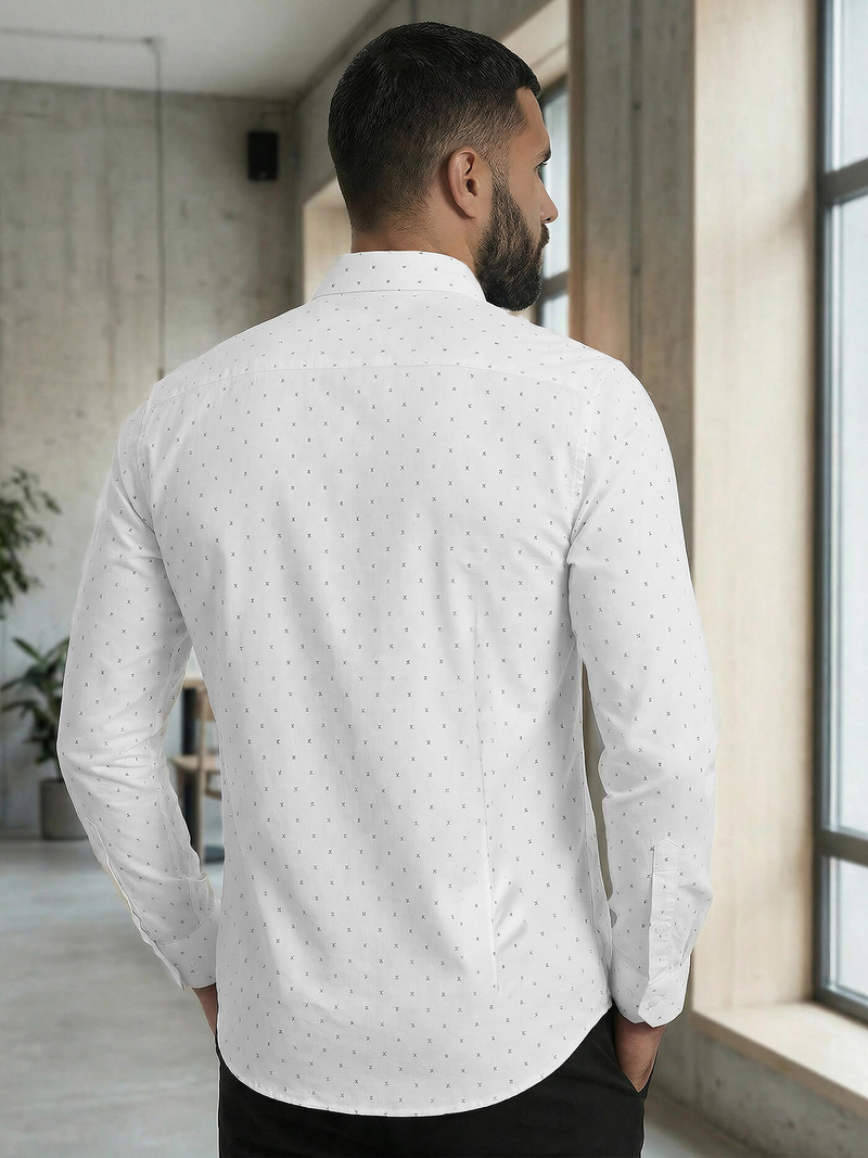 Camisa de hombre blanca OZONEE V/V180Z